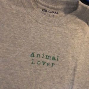 Animal Lover crew neck t-shirt